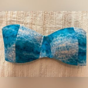 MIKOH Fiji strapless bikini top med/large